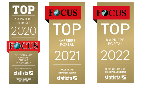 FOCUS-BUSINESS: BAHNberufe.de gehört auch 2021 zu Deutschlands TOP Karriereportalen!
